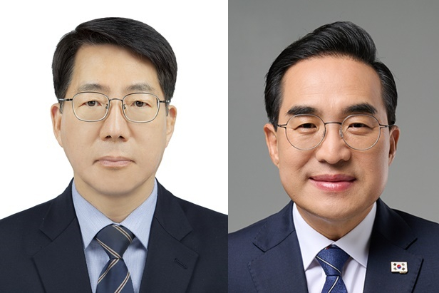 (왼쪽부터)황종우 해양수산부 장관 후보자, 박홍근 기획예산처 장관 후보자/사진=청와대 제공