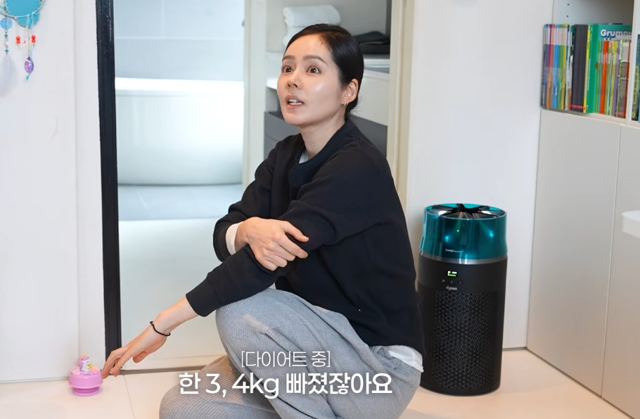 배우 한가인의 10살 딸이 러닝 다이어트 중임이 전해졌다. /사진=유튜브 영상 갈무리