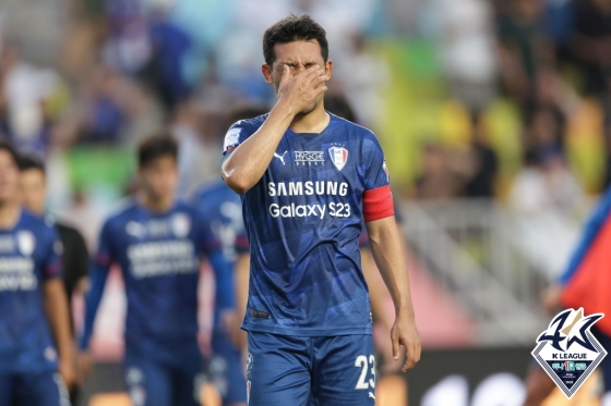 이기제의 수원 삼성 시절 모습. /사진=한국프로축구연맹 제공