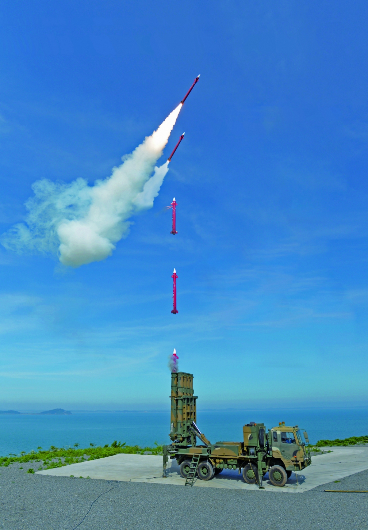 사진은 국과연이 개발한 천궁-Ⅱ 모습./사진=뉴스1 /사진=(서울=뉴스1)