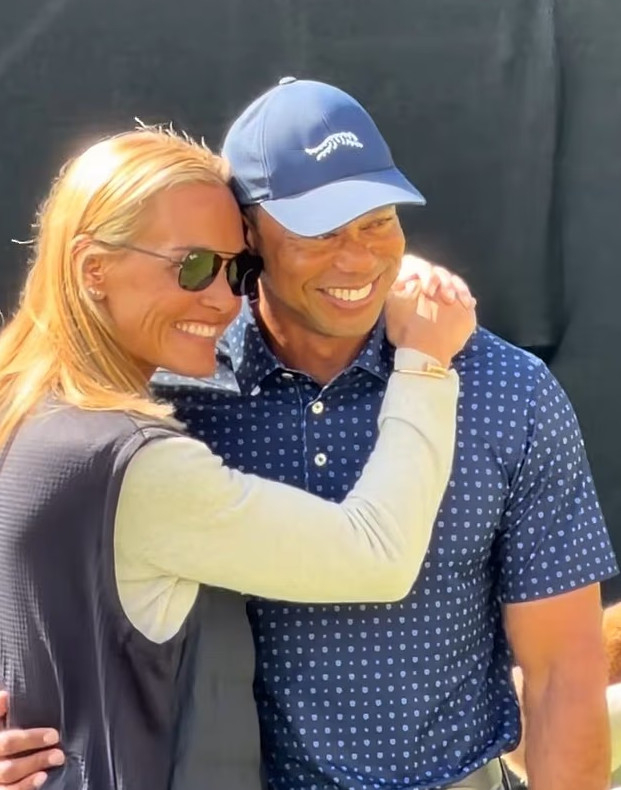 타이거 우즈(오른쪽쪽)와 바네사 트럼프. /AFPBBNews=뉴스1