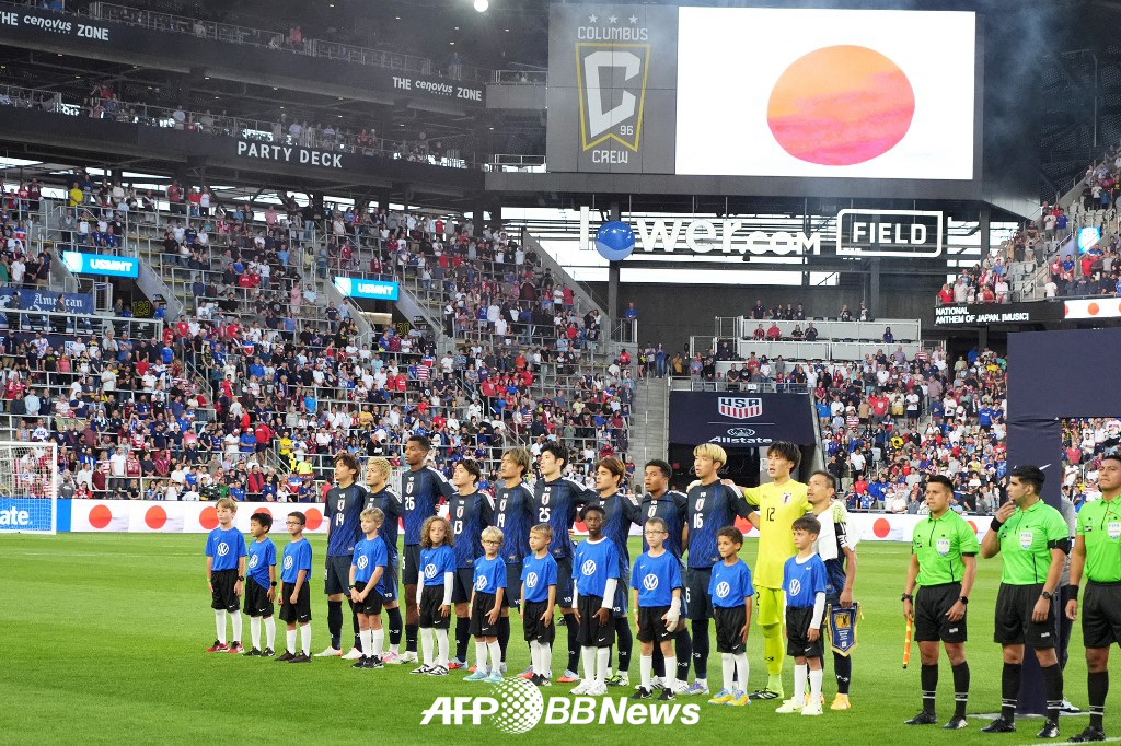 일본 축구대표팀. /AFPBBNews=뉴스1