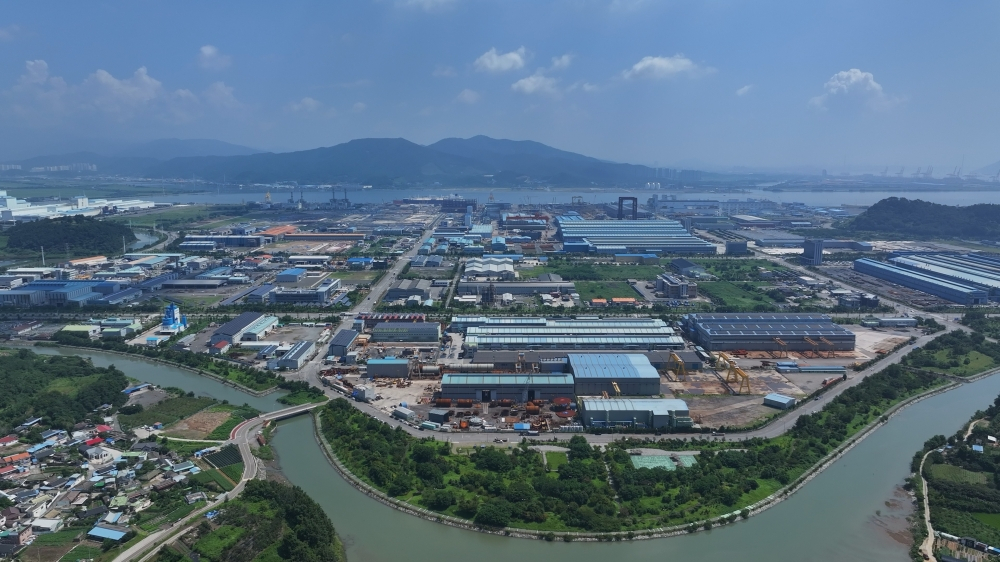 광양만권 산단(율촌1산단) 전경./사진제공=전라남도