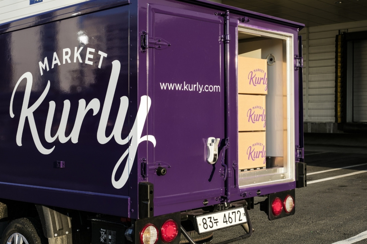 마켓컬리 배송 차량. /사진제공=컬리