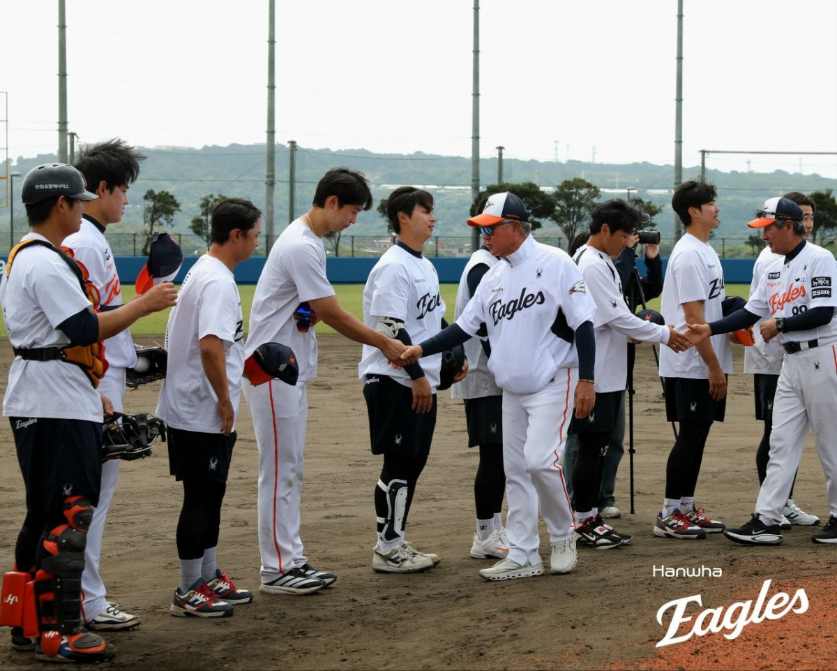 한화 이글스 선수단. /사진=한화 이글스 제공