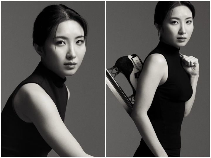 쇼트트랙 여자 국가대표 김길리의 샤넬 화보. /사진=김길리 SNS 갈무리