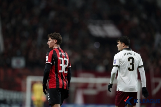 클리말라(왼족)와 툴레르. /사진=한국프로축구연맹 제공