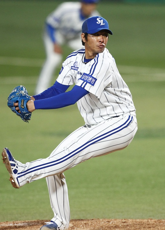 삼성 라이온즈 선수 시절 임창용의 모습. /사진=머니투데이 DB