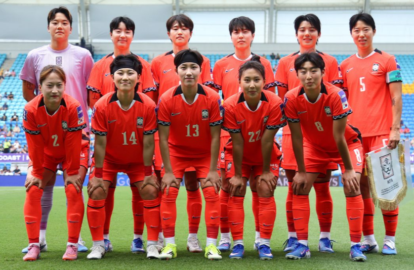 5일(한국시간) 호주 골드코스트의 골드코스트 스타디움에서 열린 2026 AFC 여자 아시안컵 조별리그 A조 2차전 필리핀전에 출전한 한국 대표팀 선수들. /사진=AFC 제공