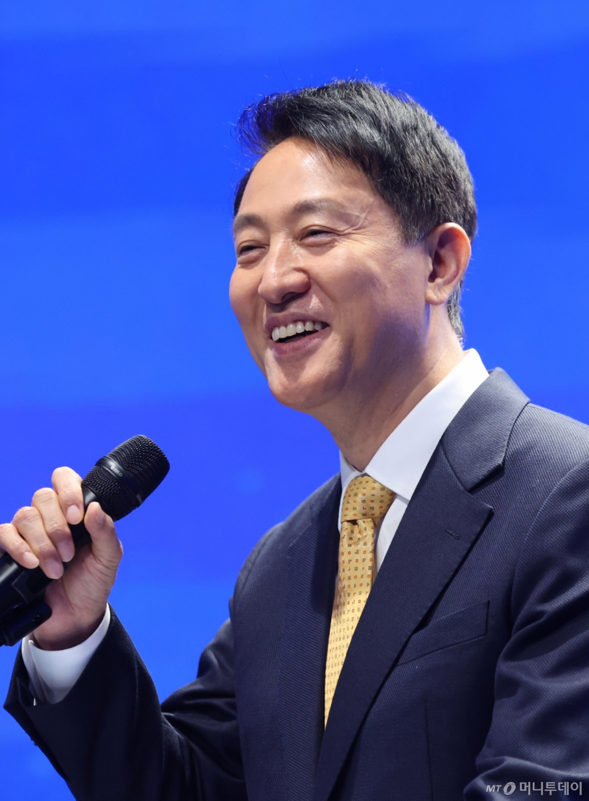 (서울=뉴스1) 박지혜 기자 = 오세훈 서울시장이 5일 서울 중구 서울시청에서 '서남권 대개조 2.0'을 발표하고 있다. 2026.3.5/뉴스1 Copyright © 뉴스1. All rights reserved. 무단 전재 및 재배포, AI학습 이용 금지. /사진=(서울=뉴스1) 박지혜 기자