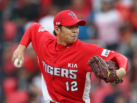 2017시즌 임창용의 모습. /사진=KIA 타이거즈
