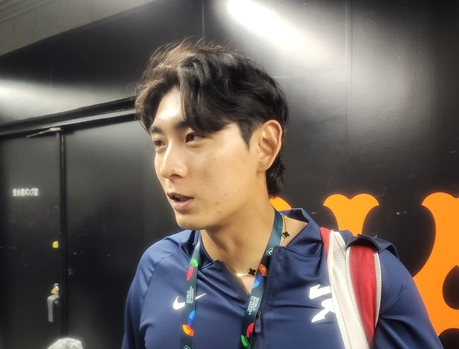 5일 경기를 마친 이정후의 모습. /사진=박수진 기자