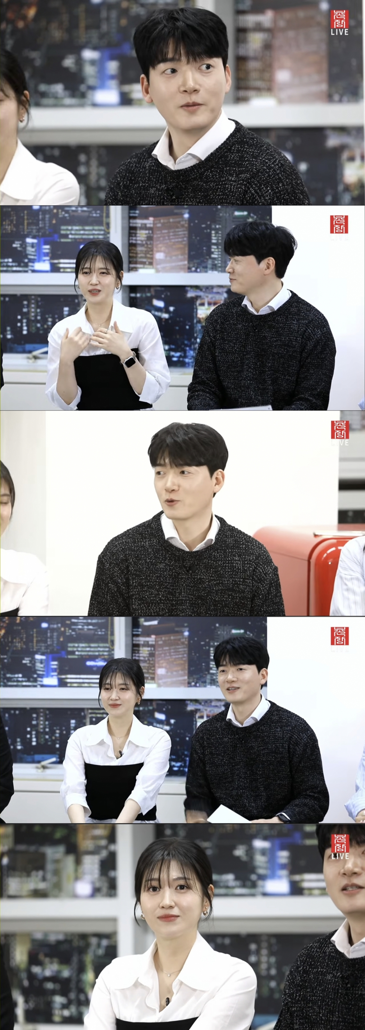 현재 연애 중인 22기 상철과 백합. /사진=유튜브 채널 '촌장엔터테인먼트TV' 캡처