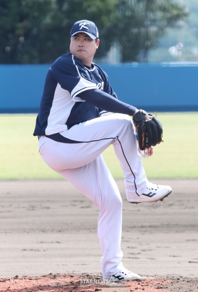 류현진. /사진=김진경 대기자