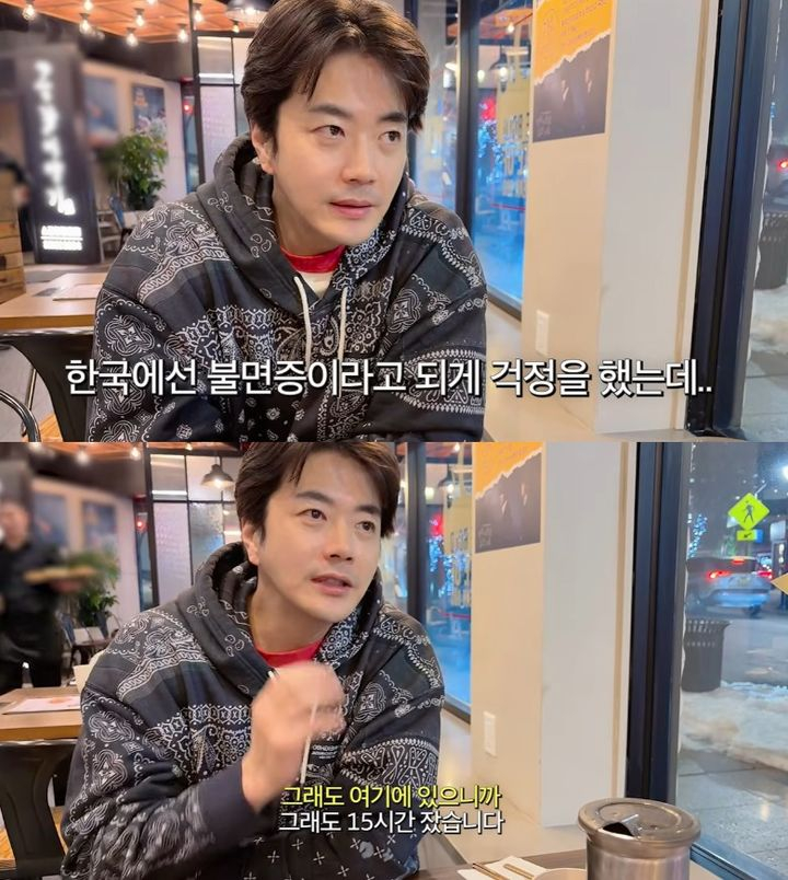 배우 권상우가 아내 손태영과 자녀들이 체류 중인 미국 뉴저지를 찾은 근황을 공개했다. /사진=유튜브 채널 'Mrs. 뉴저지 손태영'