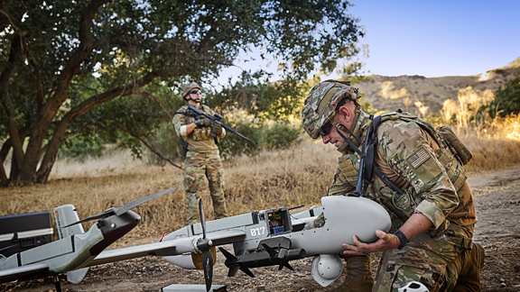 에어로바이런먼트의 군용드론/사진=에어로바이런먼트