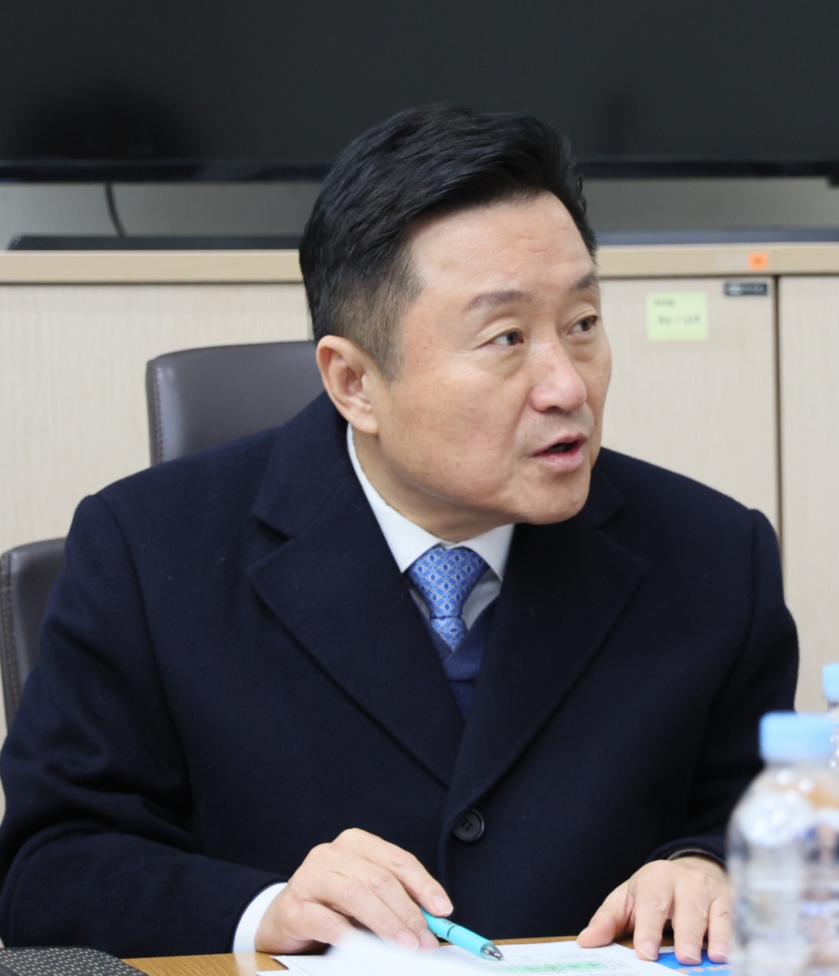 최인호 HUG 신임 사장이 머니투데이와 인터뷰하고 있다/사진제공=HUG