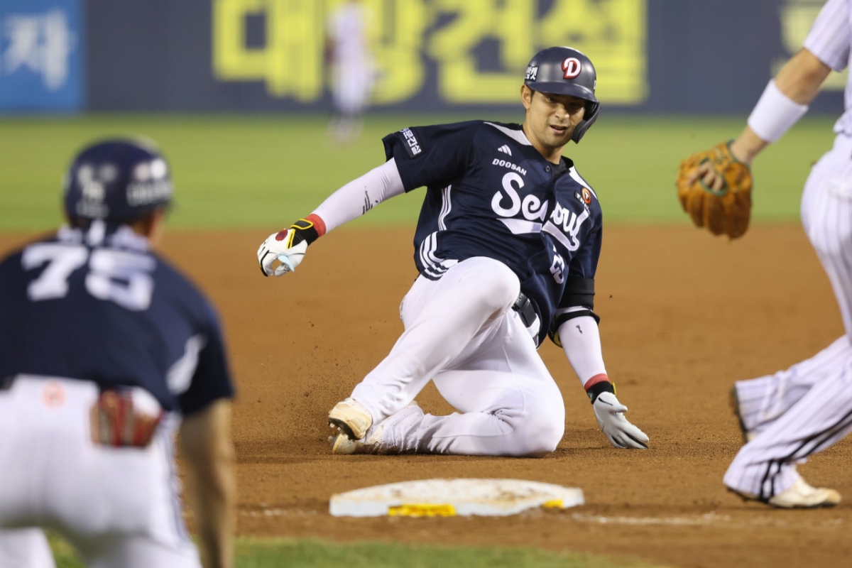 두산 베어스 강승호. /사진=두산 베어스 제공