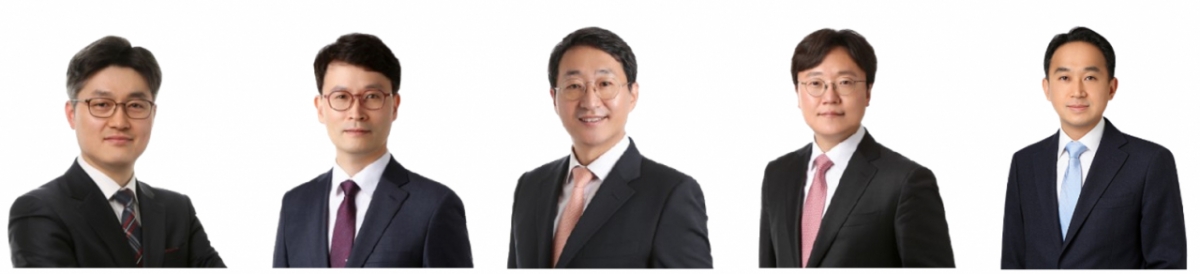 왼쪽부터 법무법인 바른의 고일광 전기철 송길대 박성호 이원호 변호사./사진제공=법무법인 바른