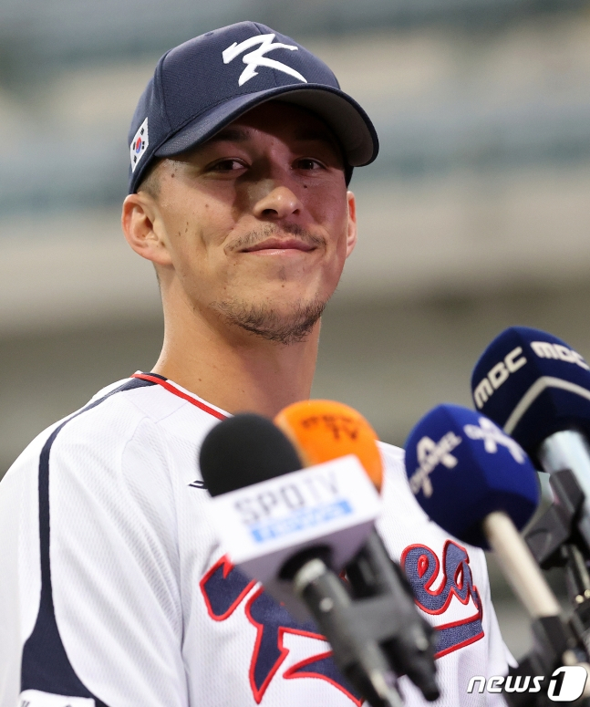 2023 월드베이스볼클래식(WBC) 당시 한국 야구 국가대표팀에 참가한 토미 에드먼. /사진=뉴스1 제공