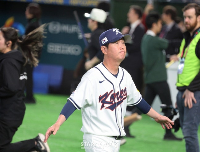 8일 대만전을 앞둔 류지현 감독. /사진=강영조 선임기자