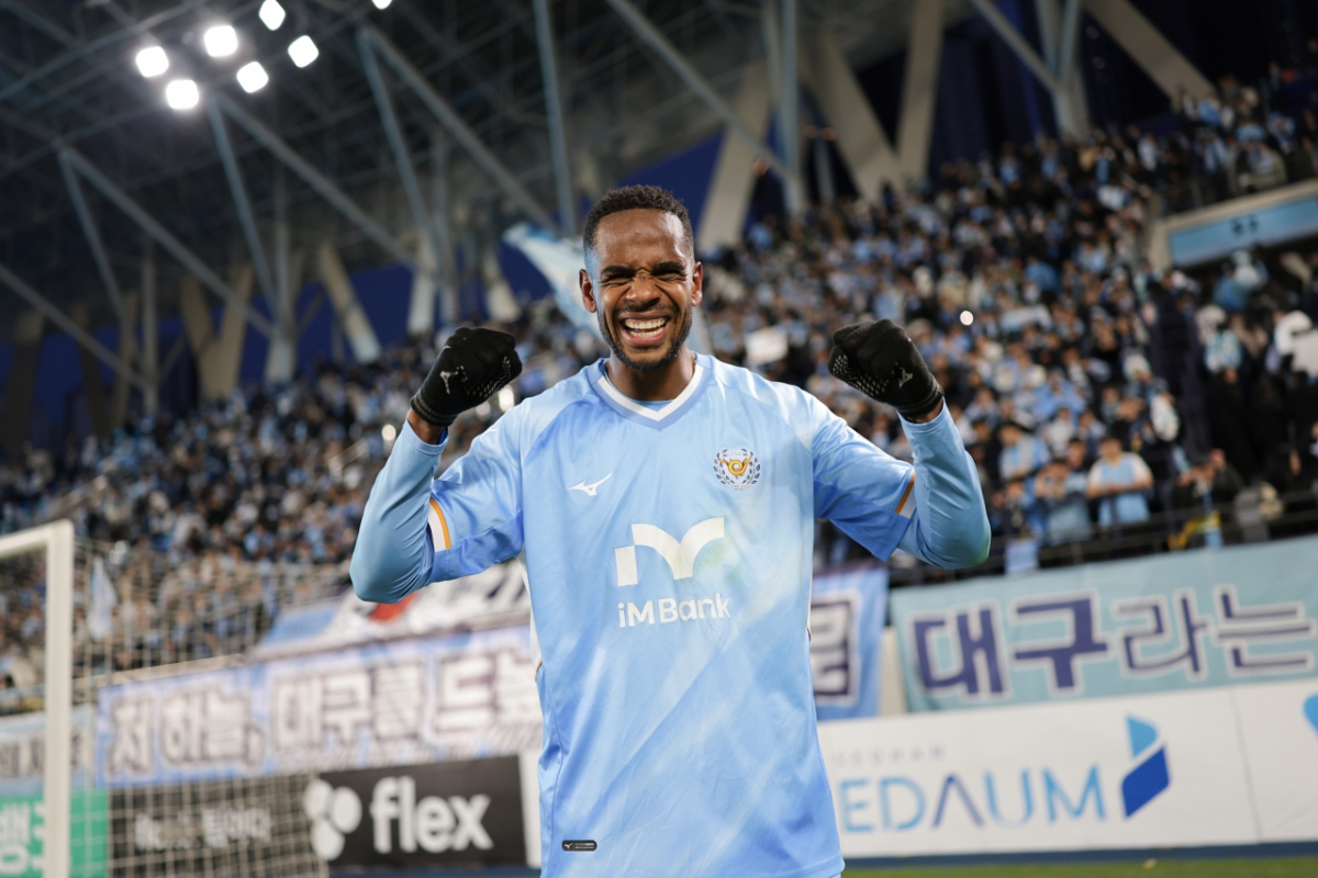 대구FC 공격수 에드가. /사진=한국프로축구연맹 제공