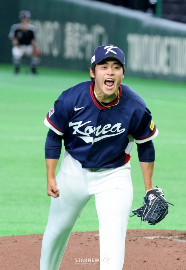 포효하는 박영현. /사진=강영조 선임기자