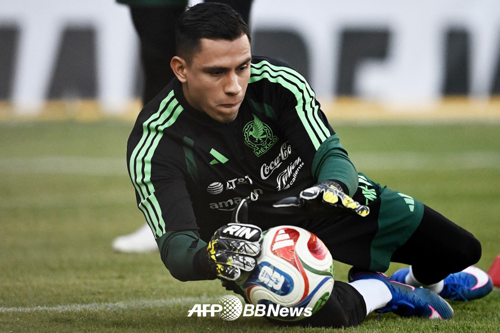 멕시코 축구대표팀 골키퍼 루이스 앙헬 말라곤. /AFPBBNews=뉴스1