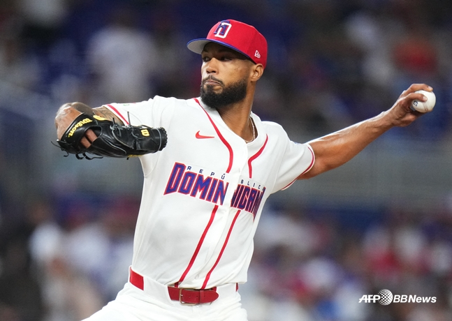 지난 7일 니카라과전에 나선 산체스. /AFPBBNews=뉴스1