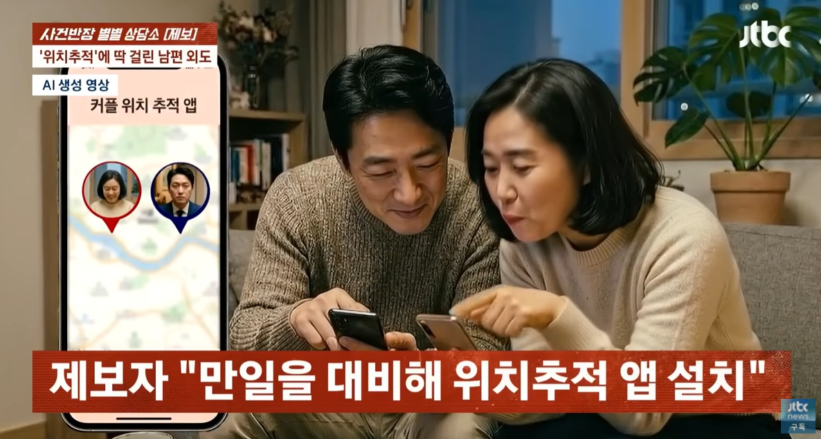 남편과 외도한 여성에게 상간 소송을 걸었다가 협박죄로 맞고소 당했다는 아내 사연이 전해졌다. /사진=JTBC '사건반장' 캡처