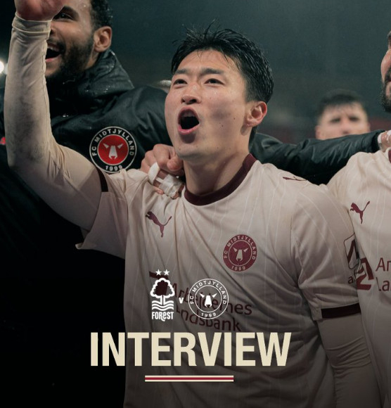 미트윌란 공격수 조규성. /사진=미트윌란 공식 SNS 갈무리