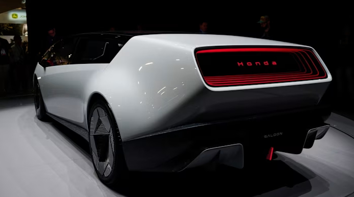 일본 자동차업체 혼다의 차세대 전기차 라인업 '혼다 0 시리즈'(Honda 0 Series)의 '혼다  0 살룬' 프로토타입 /사진=블룸버그