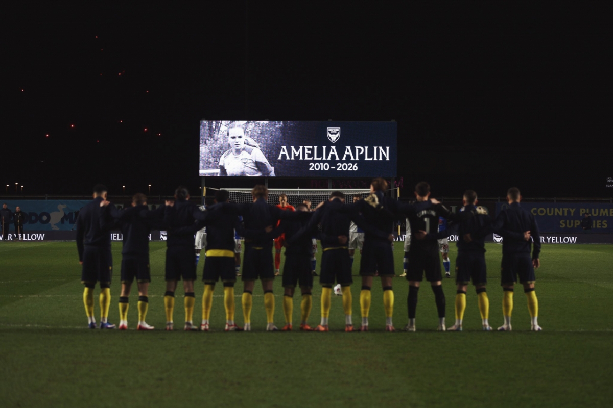 아멜리아 아플린의 죽음을 추모하는 옥스포드 유나이티드. /사진=옥스포드 유나이티드 공식 사회관계망서비스(SNS)