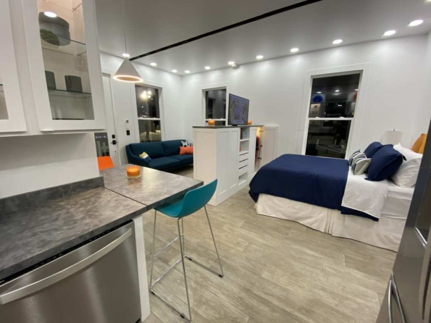 2021년 일론 머스크 테슬라 CEO가 살고 있다고 밝힌 '박서블'의 조립식 임대주택/사진=머니투데이 사진 DB