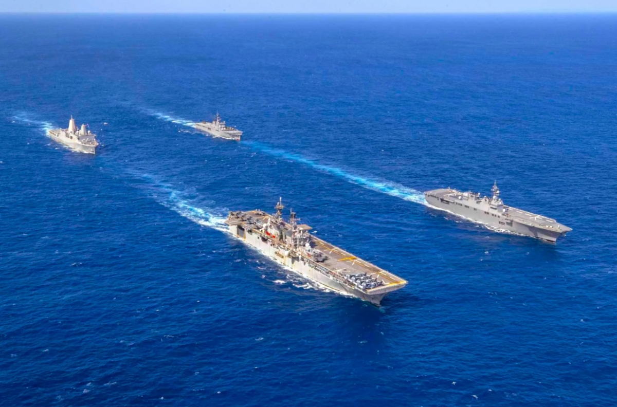 미국의 강습상륙함 'USS 트리폴리' /사진=미국 인도·태평양사령부