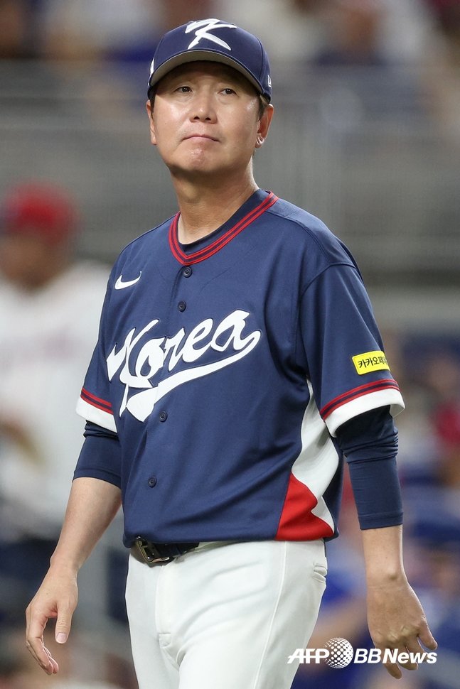 14일 도미니카 공화국을 앞둔 류지현 감독. /AFPBBNews=뉴스1