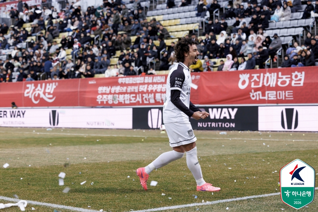 전남 드래곤즈 발디비아. /사진=한국프로축구연맹 제공