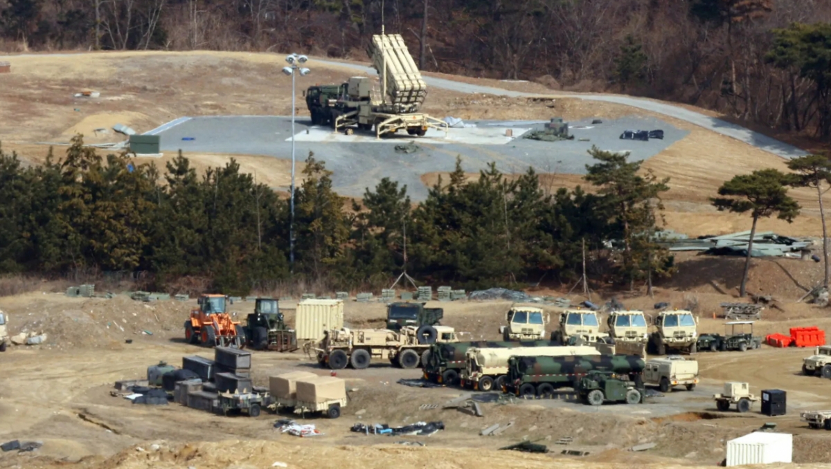 한국 경북 상주에 배치된 미국 사드(THAAD·고고도 방어미사일채계) /AFPBBNews=뉴스1