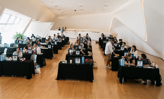 2025년 '커넥션스 럭셔리' 1대 1 비즈니스 미팅 모습