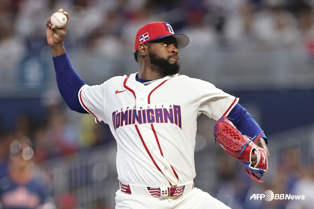 도미니카 공화국 선발 투수 루이스 세베리노./AFPBBNews=뉴스1