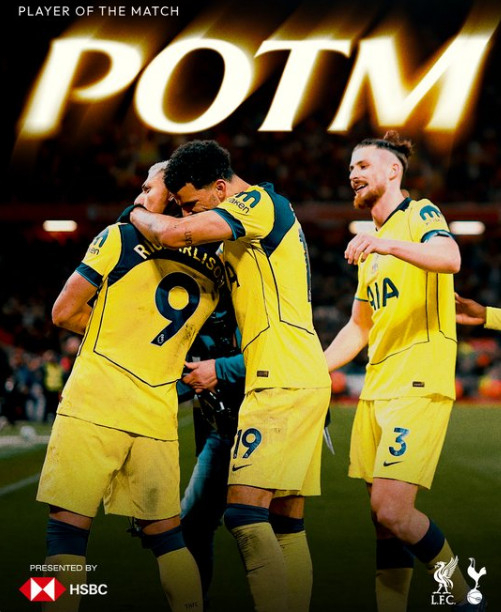 토트넘 선수들이 동점골 후 기뻐하고 있다. /사진=토트넘 공식 SNS 갈무리