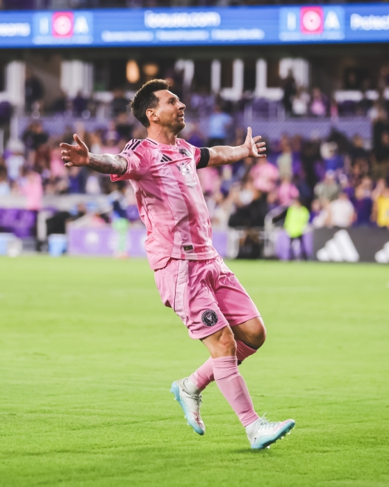 리오넬 메시가 미국 플로리다주 올랜도의 인터앤코 스타디움에서 열린 2026 미국 메이저리그사커(MLS) 2라운드 경기에서 득점 후 세리머니하고 있다. /사진=인터 마이애미 공식 사회관계망서비스(SNS)