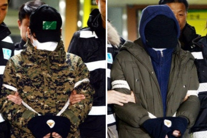 경기 부천시 여중생 백골 시신 발견 사건의 범인인 아버지와 계모의 모습. /사진=뉴스1