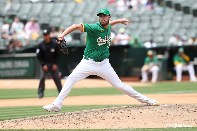 어슬레틱스 소속으로 뛰었던 오러클린. /AFPBBNews=뉴스1