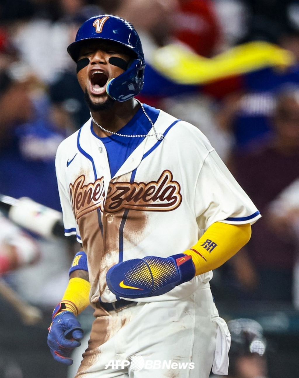 베네수엘라 야구 대표팀의 로날드 아쿠냐 주니어. /AFPBBNews=뉴스1