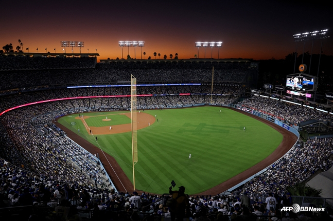 LA 올림픽 야구경기가 열리는 다저스타디움. /AFPBBNews=뉴스1