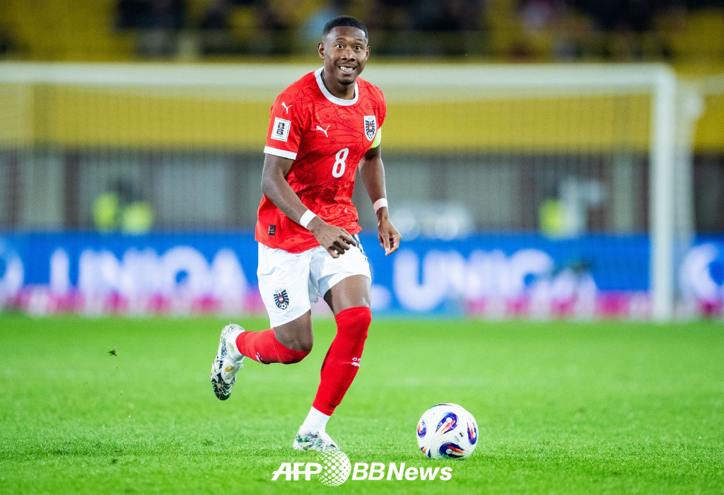 레알 마드리드 소속 오스트리아 대표팀 수비수 다비드 알라바. /AFPBBNews=뉴스1