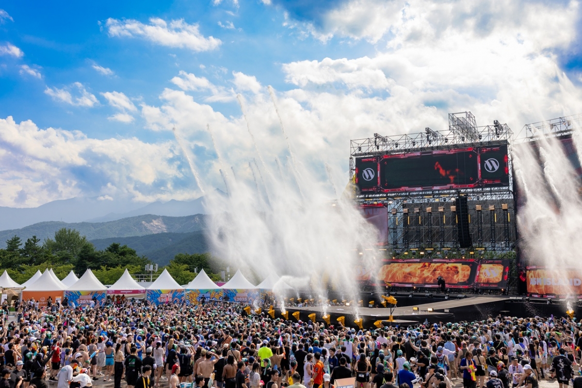 '워터밤 속초 2025' 현장. /사진제공=한화호텔앤드리조트