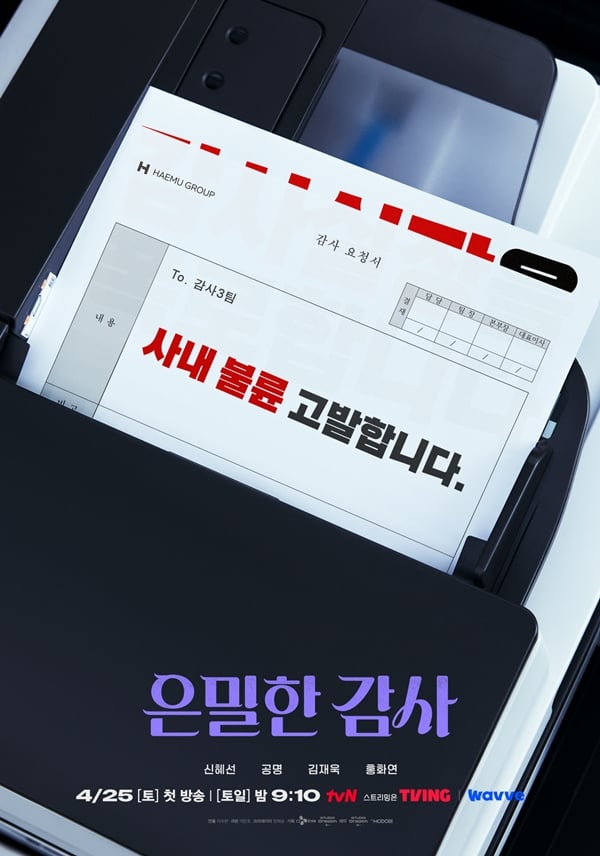 tvN 새 토일드라마 '은밀한 감사'./사진=tvN