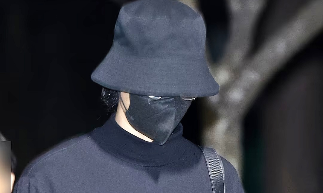 정준영이 2024년 3월 19일 전남 목포교도소에서 나오던 모습./사진=뉴스1